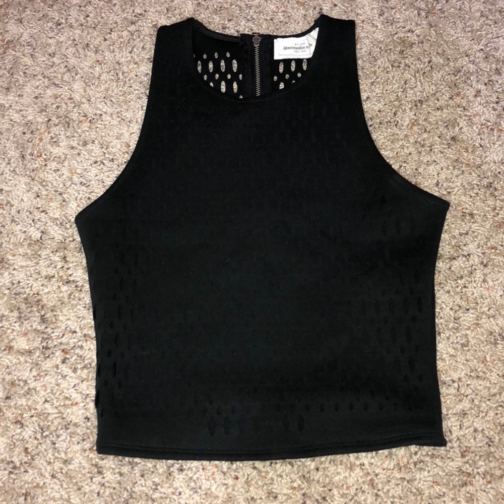 Black Abercrombie & Fitch Crop Top